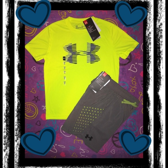 NEW~YOUTH SMALL BOYS UNDER ARMOUR OUTFIT - Picture 8 of 8